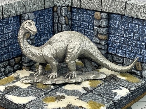 Partha pewter brontosaurus - pewter,
