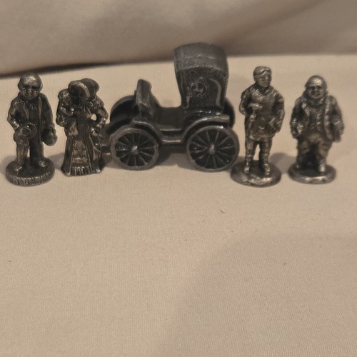 Miniature pewter figurines set - miniature,